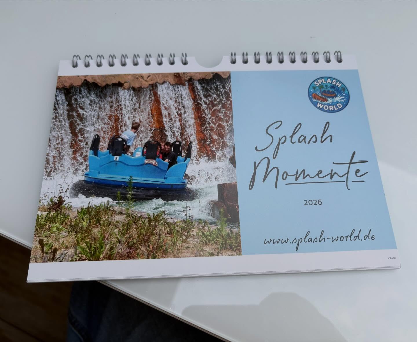 Our calendar 2026. would you like us to put it in our shop? 
Become a part of our community the probably wettest place on the web. Prepare to get soaked!

#waterrides #waterfun #themeparks #splash #splashworld #merch #calendar
